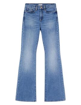 Gas Pantalones CAMILIA Z 51LL Jeans mujer flare Light Blu