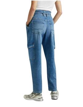 Pepe Jeans Pantalones Tapered Jeans Uhw Utility De