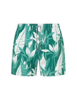 Pepe Jeans Bañador Tropic Swimshort Green