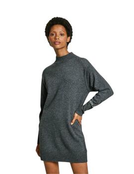 Pepe Jeans Vestidos Hazel Dress Dark Grey Marl