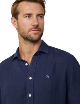 Hackett Shirt Ink Blue