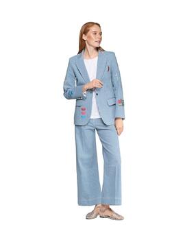 Vilagallo Chaqueta HEATHER EMB DENIM RAYA
