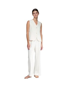 Vilagallo Chaleco ELEANOR CREP BLANCO