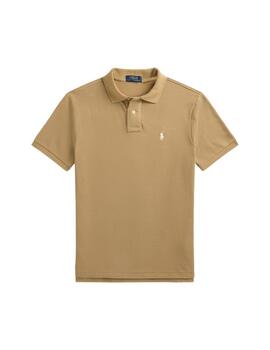 Ralph Lauren Polo manga corta tostado