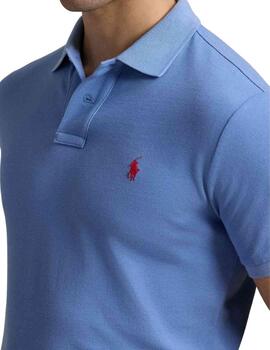 Ralph Lauren Polo Sskccmslm1-Short Sleeve-Knit Blu