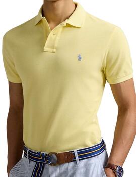 Ralph Lauren Polo Sskccmslm1-Short Sleeve-Knit Yel