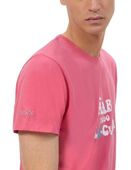 El Pulpo Camiseta  El Mar Todo Lo-Cura Rosa Chicle
