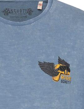 Schott Camiseta Blue