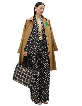 Lola Casademunt Camisa Topos Crudo-Negro