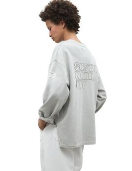 Ecoalf Sustainalf Sweatshirt Woman Ice