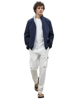 Ecoalf Jamesalf Jacket Man Blue Navy