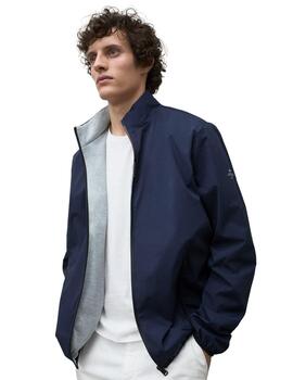 Ecoalf Jamesalf Jacket Man Blue Navy