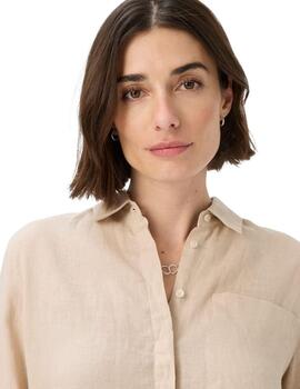 Brax Camisa de lino Style Vicki Walnut