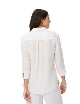 Brax Camisa de lino Style Vicki White