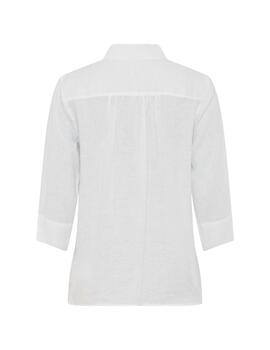Brax Camisa de lino Style Vicki White