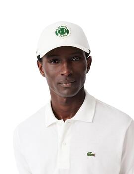 Lacoste Polo BORD-COTES MANCHES COURTES BLANC