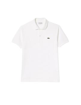 Lacoste Polo BORD-COTES MANCHES COURTES BLANC