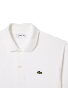 Lacoste Polo BORD-COTES MANCHES COURTES BLANC