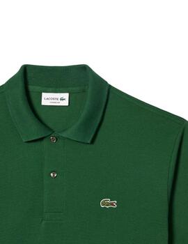 Lacoste Polo BORD-COTES MANCHES COURTES VERT