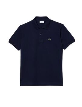 Lacoste Polo BORD-COTES MANCHES COURTES MARINE