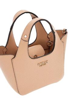 Guess Bolso Helina Mini Tote  Beige