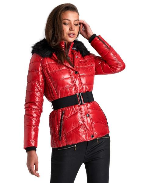 hidrógeno Destello Doctrina Plumas Barbour Rojo y Negro Para Mujer