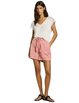 Pepe Jeans Camiseta Vernetta Mousse White