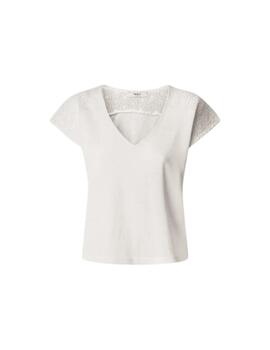 Pepe Jeans Camiseta Vernetta Mousse White