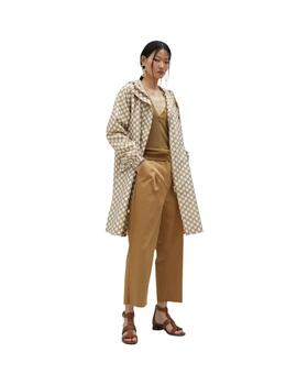Lola Casademunt Trench Logotipada Crudo-Marron