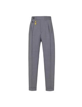 Manuel Ritz Pantalones de traje Gris claro