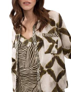Anna Mora Blusa Estampada