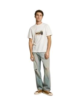 Pepe Jeans  Desmond Tee Off White