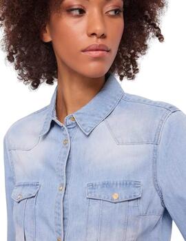 Gaudi Camicia Denim M/L Color Azul