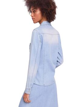 Gaudi Camicia Denim M/L Color Azul