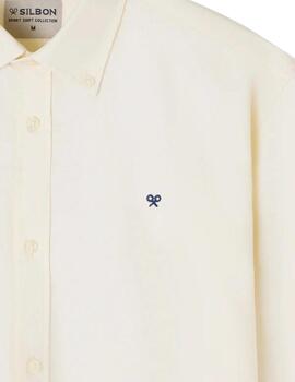 Silbon Camisa Sport Oxford Amarilla