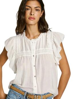 Pepe Jeans Camisa Diallo Mousse White