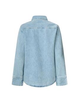 Pepe Jeans Camisa Belle Stud Denim
