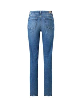 Angels Pantalones Cici Push Up Mid Blue Us
