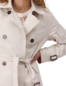Monari Gabardina beige claro