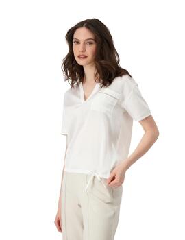 Monari Jersey Blouse Off-White
