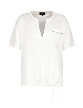 Monari Jersey Blouse Off-White