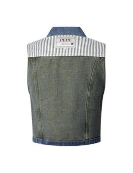Pepe Jeans Chaleco W11 Denim Gilet Reversible