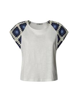 Pepe Jeans Camiseta Verenice Mousse White