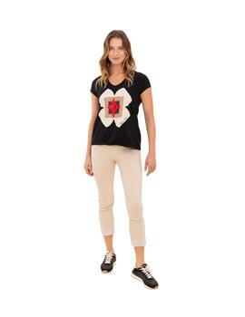 Anna Mora Camiseta Flor