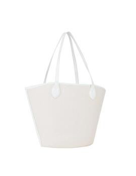 Valentino Bolso Shopping Covent Natur/Bianco