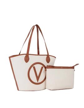 Valentino Bolso Shopping Covent Naturale/Cuoio