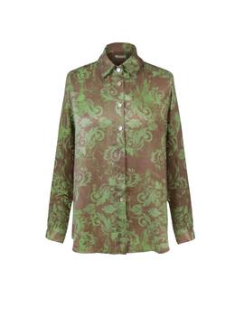 PAROLE Camisa estampada verde
