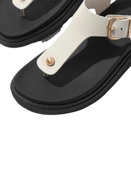 Fitflop Sandalia  W Gen-Ff Leather Back-Strap Toe