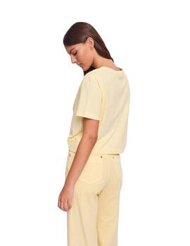 Gaudi Camiseta manga corta amarillo pastel