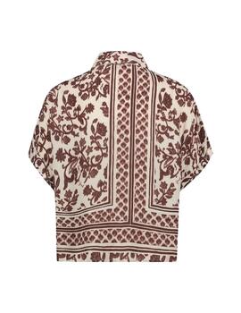 Gaudi Camisa en crepe estampado